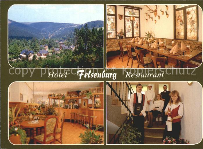 Baerenfels Erzgebirge Hotel Felsenburg Restaurant Gaststube Servicepersonal