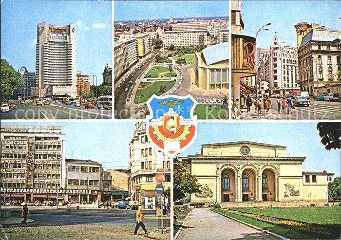 Bucuresti Bukarest Bucaresti RO Hotelul Intercontinental Vedere din Piata Calea