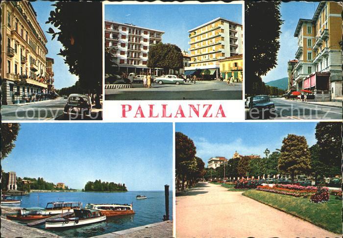 Pallanza Teilansichten Hafen Park