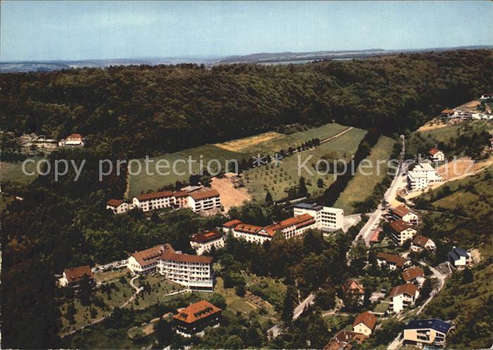 Bad Mergentheim Herrental mit Sanatorium Taubertal Fliegeraufnahme