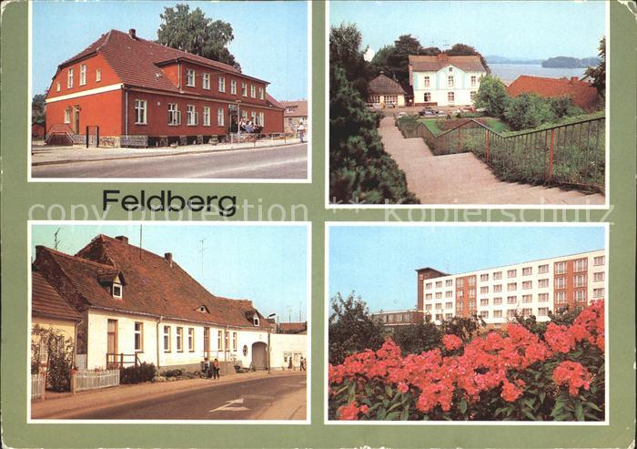 Feldberg Mecklenburg Rathaus FDGB Erholungsheim Apotheke Fuerstenberger Strasse