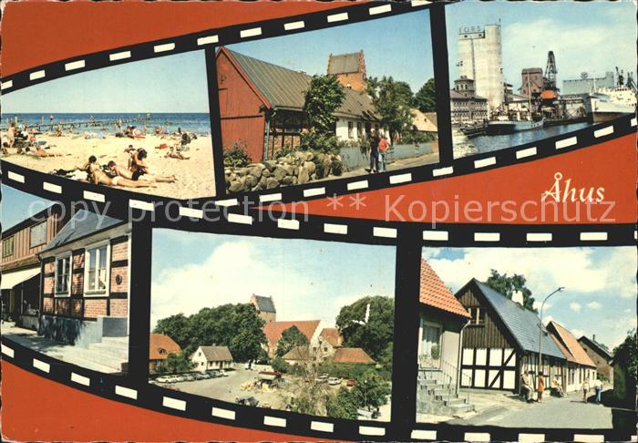 Ahus  Teilansichten Hafen Strand