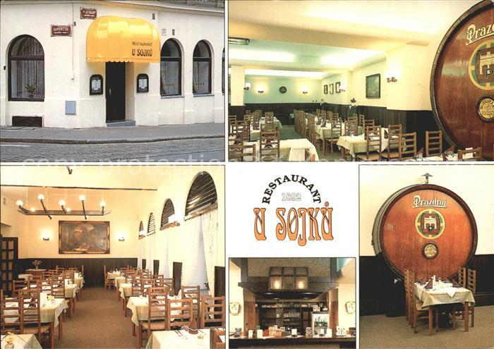 Praha Prahy Prague Restaurant U Sojku Gastraum Bar Fass