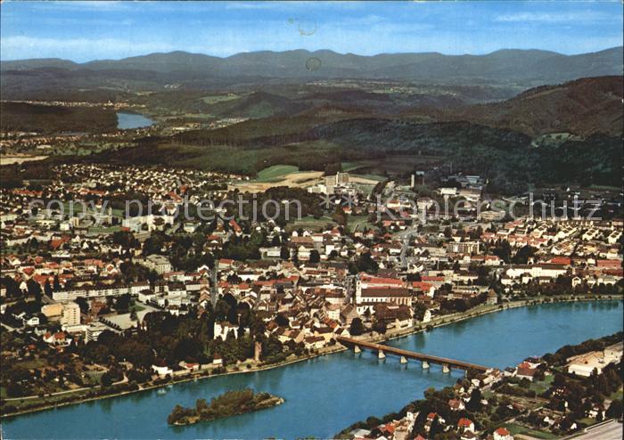 Bad Saeckingen am Hochrhein Fliegeraufnahme