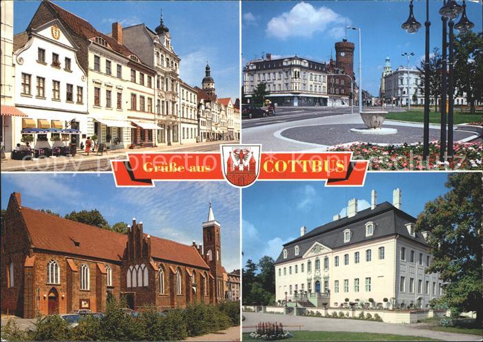Cottbus Altmarkt Oberkirche Spremberger Turm Klosterkirche Schloss Branitz