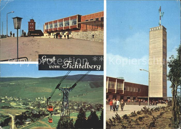 Oberwiesenthal Erzgebirge Neues Fichtelberghaus Turm Seilbahn
