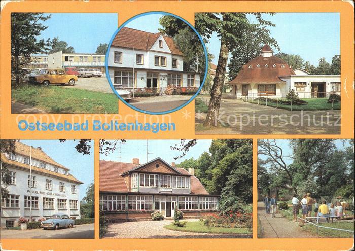 Boltenhagen Ostseebad Kurverwaltung Pavillon Bar Poliklinik Haus am Meer Minigol