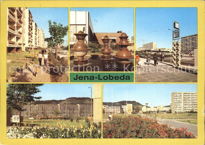 Lobeda Brunnenplastik Kulturhaus Markt Lobeda Ost Karl Marx Allee