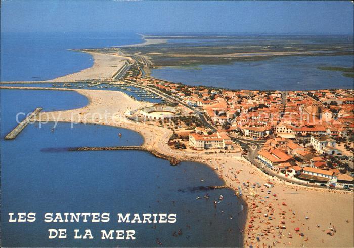 Saintes-Maries-de-la-Mer Vue aerienne