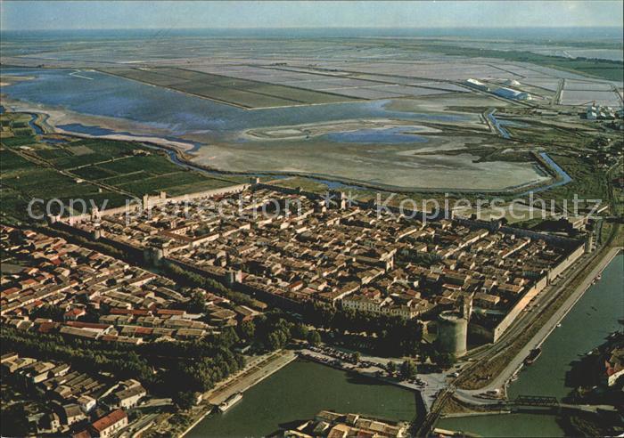 Aigues-Mortes Gard Vue aerienne