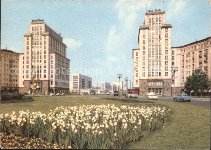 BERLIN  CITY Strausberger Platz Karl Marx Allee