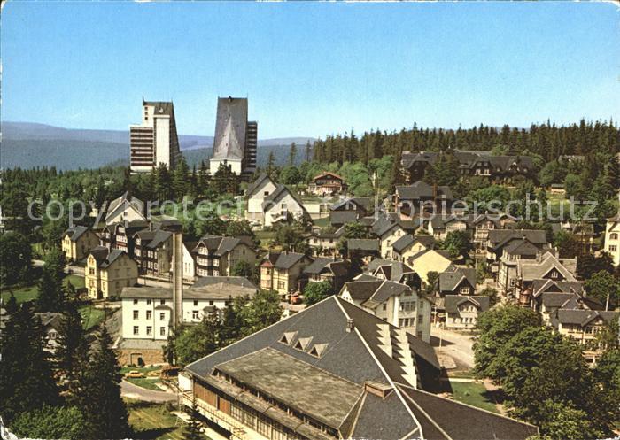 Oberhof Thueringen Blick zum Interhotel Panorama