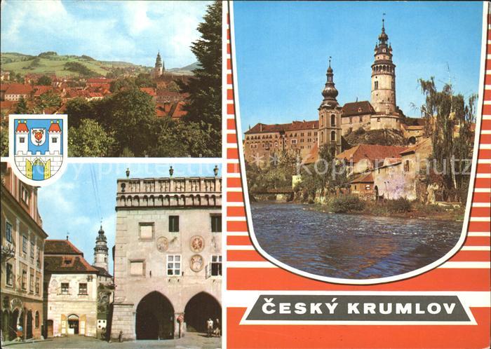Cesky Krumlov Panorama Dominuje mu mothutny zamek Tvori maiebny celek