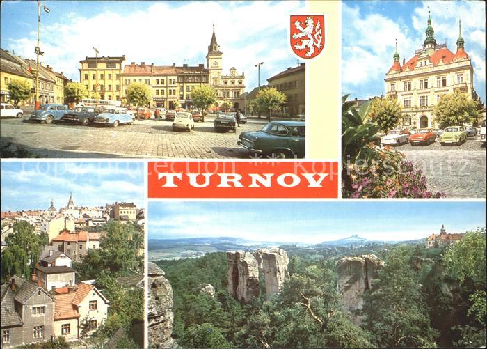 Turnov Mesto prumyslu Ceskeho raje s piskovcovymi skalnimi mesty Z blizkeho okol