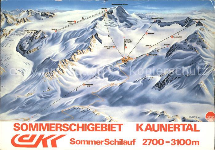 Kaunertal Sommerschigebiet oetztaler Alpen