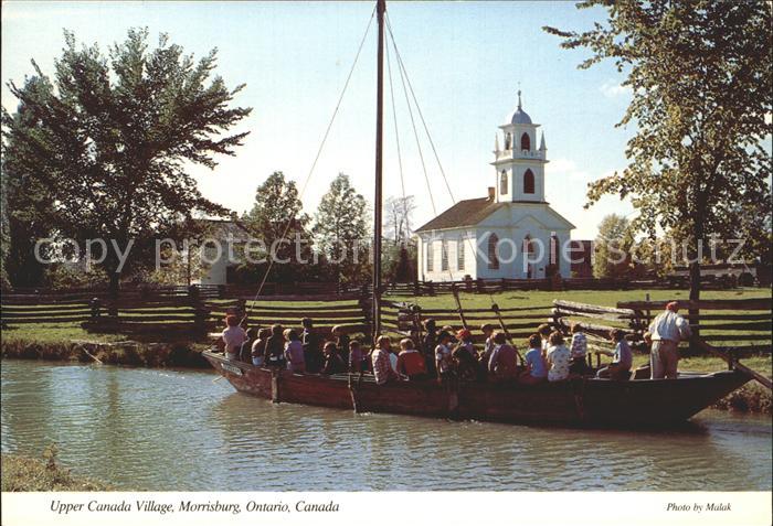 Morrisburg Upper Canada Village The Bateau Canal St Lawrence River Church