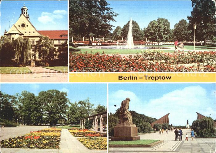 Treptow Berlin Rathaus Rosengarten Park Sowjetisches Ehrenmal