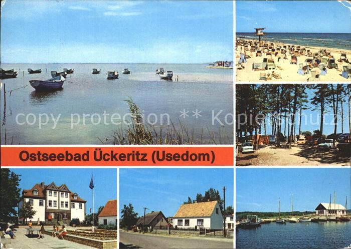 ueckeritz Usedom Achterwasser POS Ernst Thaelmann Hauptstrasse Strand Campingpla