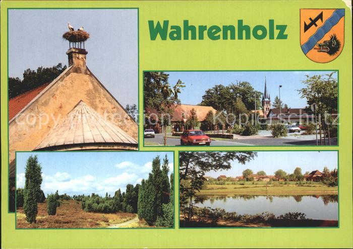 Wahrenholz Storchennest Ortspartie Heide Landschaft See