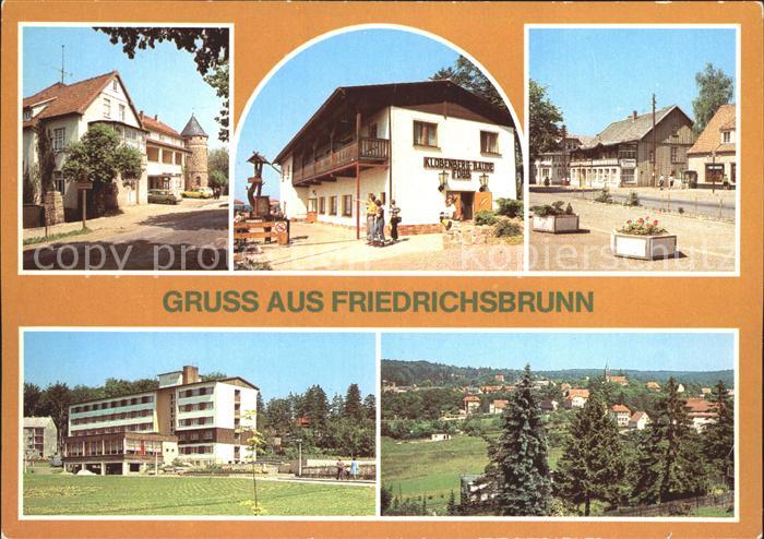 Friedrichsbrunn Harz HO Gaststaette Brockenblick Zum Ramberg Klobenberg Baude FD