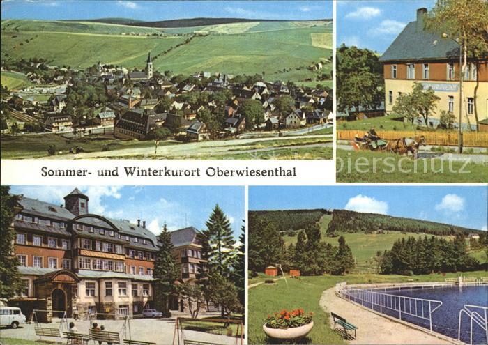 Oberwiesenthal Erzgebirge Gesamtansicht Hotel Bergfrieden Erholungsheim IG Wismu