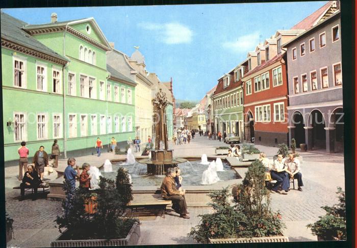 Suhl Thueringer Wald Steinweg Brunnen