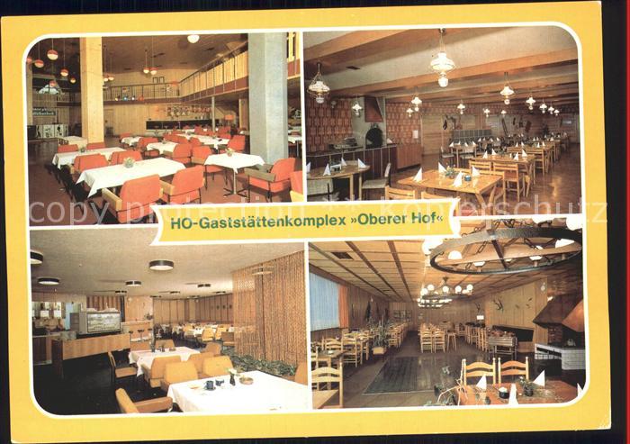 Oberhof Thueringen Tanzbar Joeal Serb Bauernrestaurant Mokkabar Jaegerrestaurant