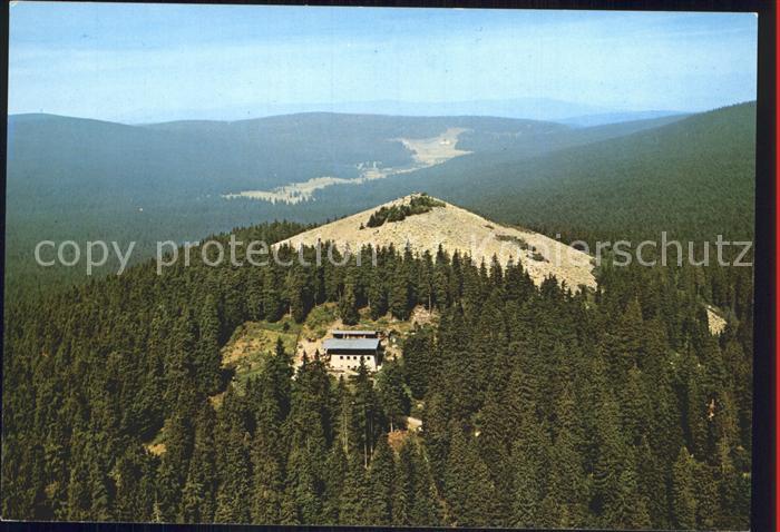 Lusenschutzhaus Blick in die CssR Fliegeraufnahme