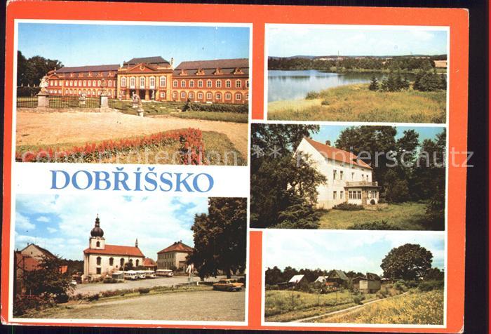 Dobrissko Dobris zamek Stara Huf rybnik Strz pamatnik Capka Novy Knin namesti Po