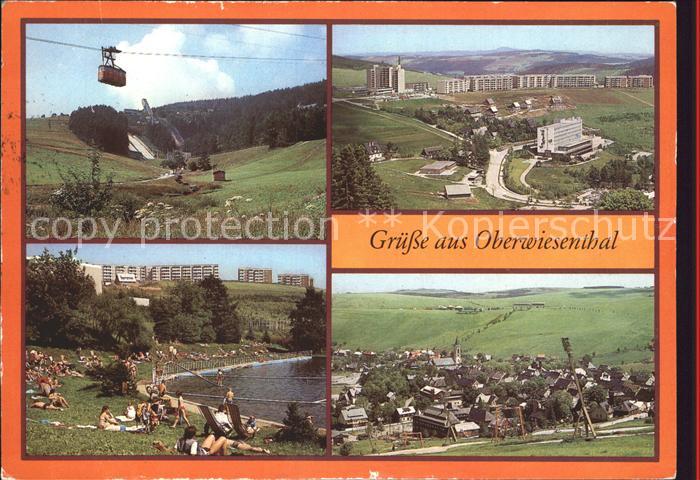 Oberwiesenthal Erzgebirge Sprungschanzen Neubaugebiet Sparringberg Freibad Teila