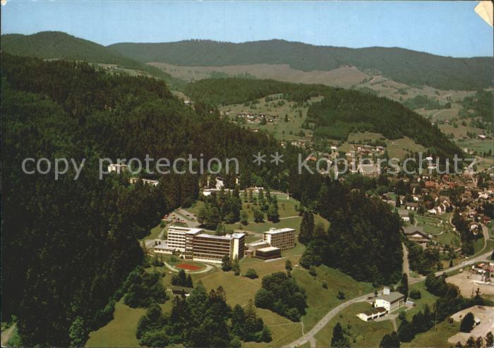 Todtmoos Schwarzwald BW Fliegeraufnahme Klinik Wehrawald