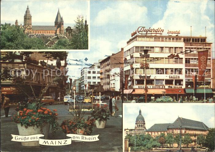 Mainz Rhein Dom Grosse Bleiche Schloss Christuskirche