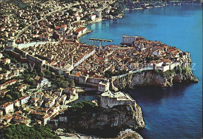 Dubrovnik Ragusa Fliegeraufnahme