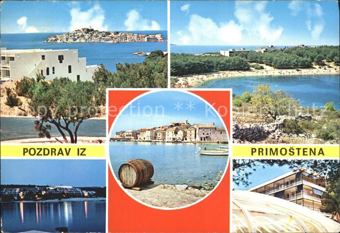 Primostena Panorama Hafen Insel