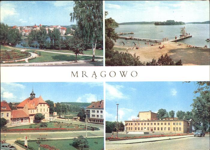Mragowo Sensburg Strand Platz Umgebung