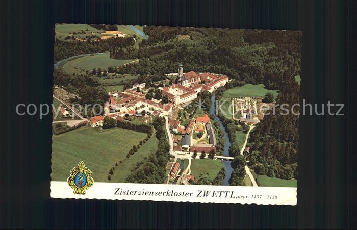 Zwettl-Niederoesterreich Zisterzienserkloster Fliegeraufnahme