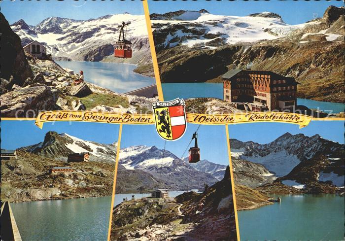 Rudolfshuette Weisssee Seilbahnbergstation Weisssee Totenkopf Eiskoegele