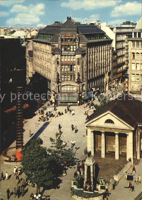 HAMBURG CITY Moenckebergbrunnen Buecherhalle