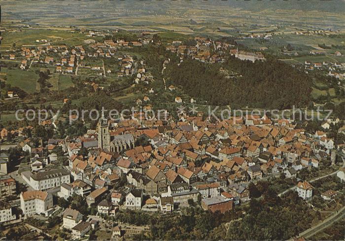 Wildungen Bad Altstadt Fliegeraufnahme