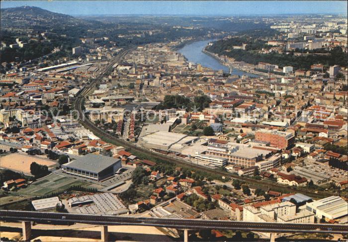 Lyon France Fliegeraufnahme