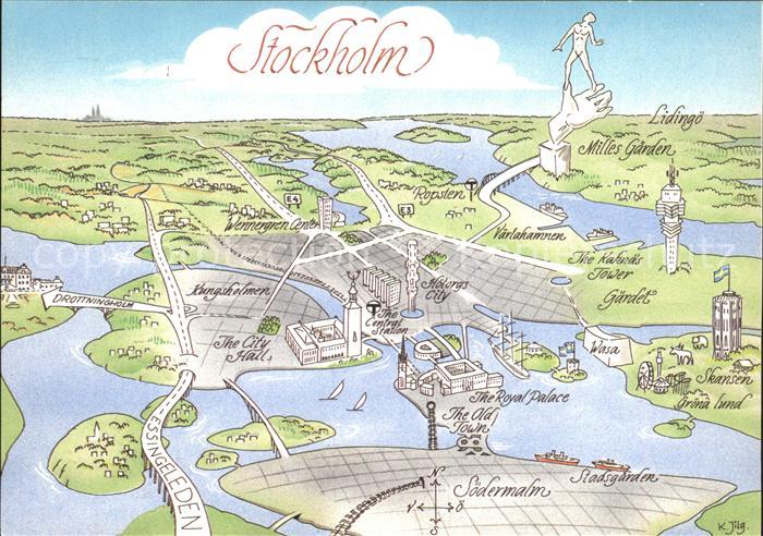 Stockholm Panoramakarte