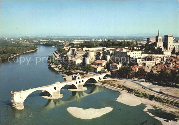 Avignon Vaucluse Fliegeraufnahme