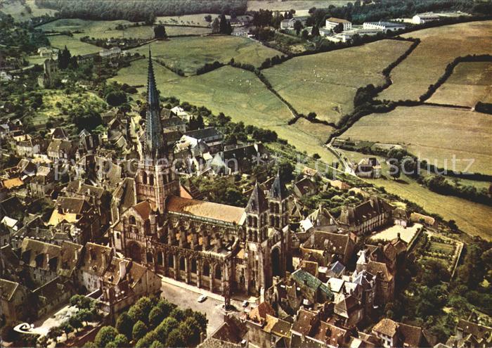 Autun Fliegeraufnahme Kirche Sankt Lazare
