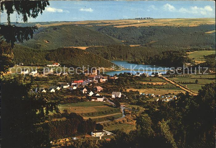 Ruhrberg Eifel Fliegeraufnahme Ruhrtalsperre