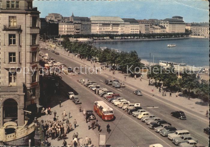HAMBURG CITY Jungfernstieg und Binnenalster