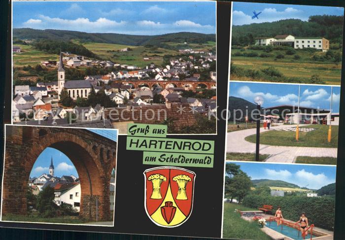 Hartenrod Gladenbach Gesamtansicht Kurpark Bruecke