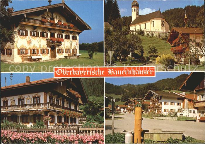 Bayrischzell Oberbayrische Bauernhaeuser