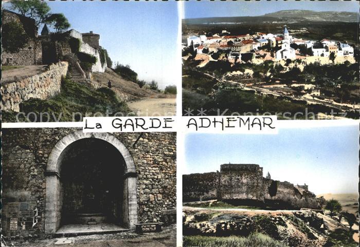 La Garde-Adhemar Panorama Stadtmauer