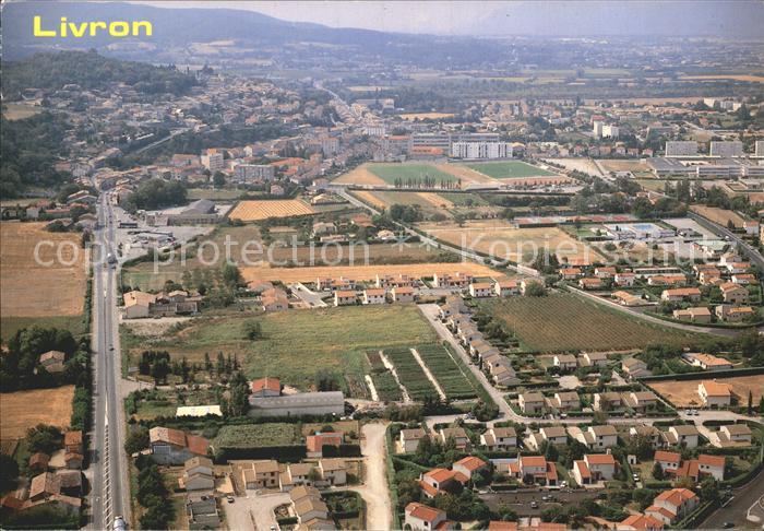 Livron-sur-Drome Fliegeraufnahme