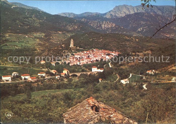 Olargues Fliegeraufnahme